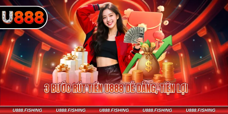 Rút Tiền U888 1 3 bước rút tiền U888 dễ dàng, tiện lợi